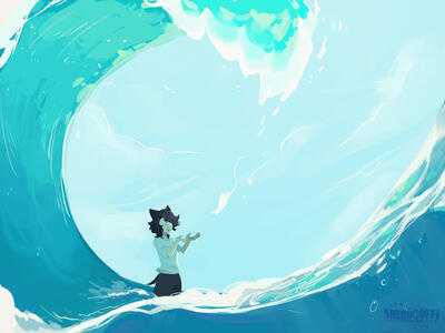 Rory and the wave
